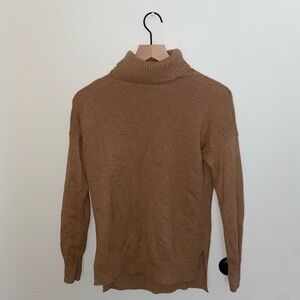 Tan Turtleneck Sweater